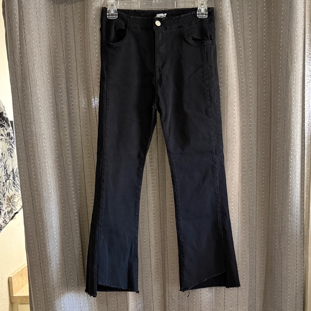 Black Cotton Pants